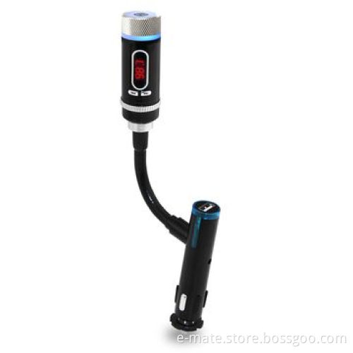Hi-Fi Car Bluetooth FM Transmitter, with Charging and Perfect Audio Transmission Function